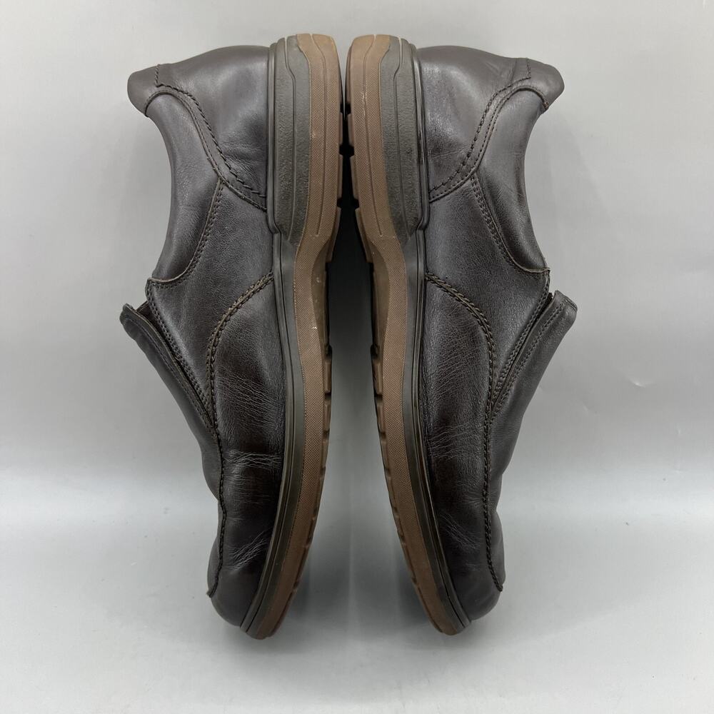 Mephisto Davy Slip On Loafers Men's Size 13 Dark Brown Leather Comfort Low Shoes - Picture 6 of 9